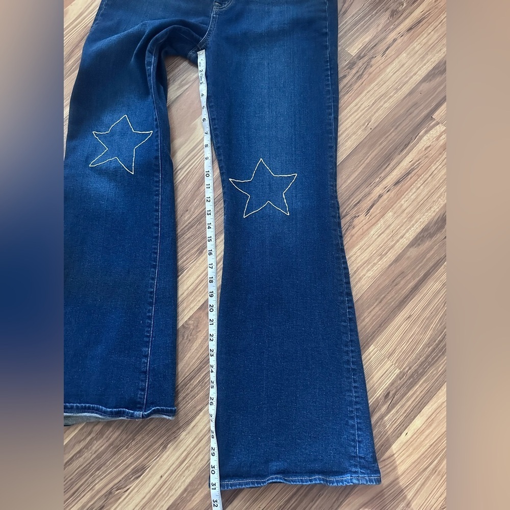 Gap Denim Women High Rise Flare Jeans Waist 31 Inch - Picture 4 of 10
